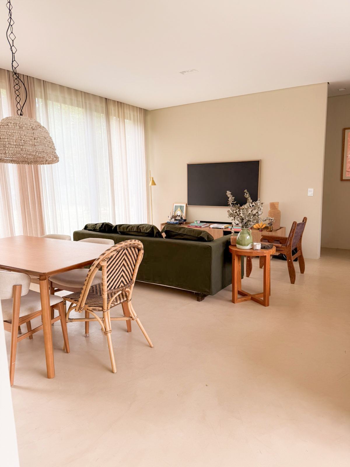 Jantar e sala de estar