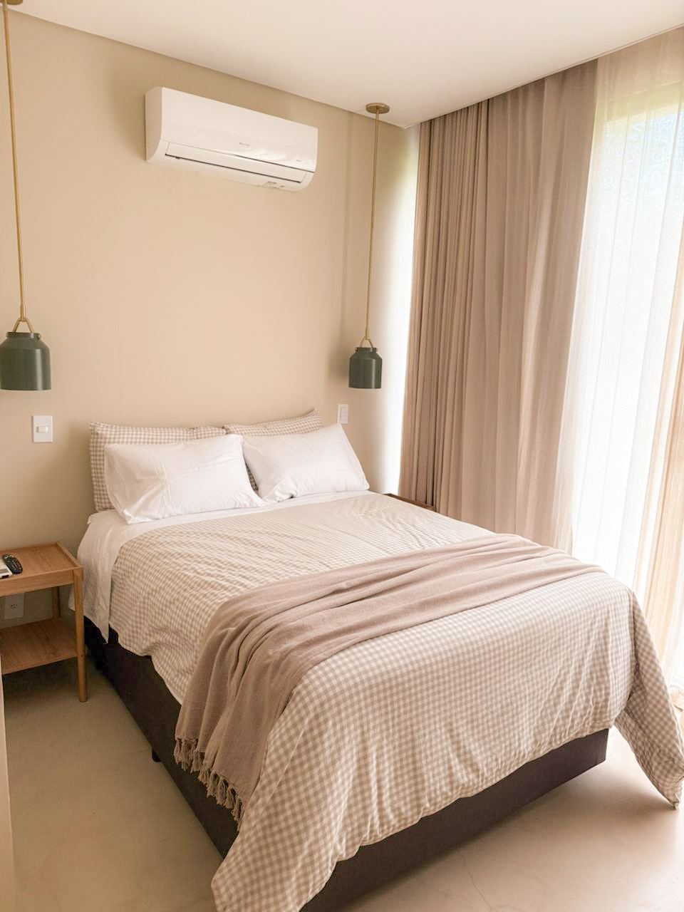 Cama da suíte gêmea